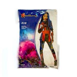 Disney Descendants Evie Costume with Wig Size Small